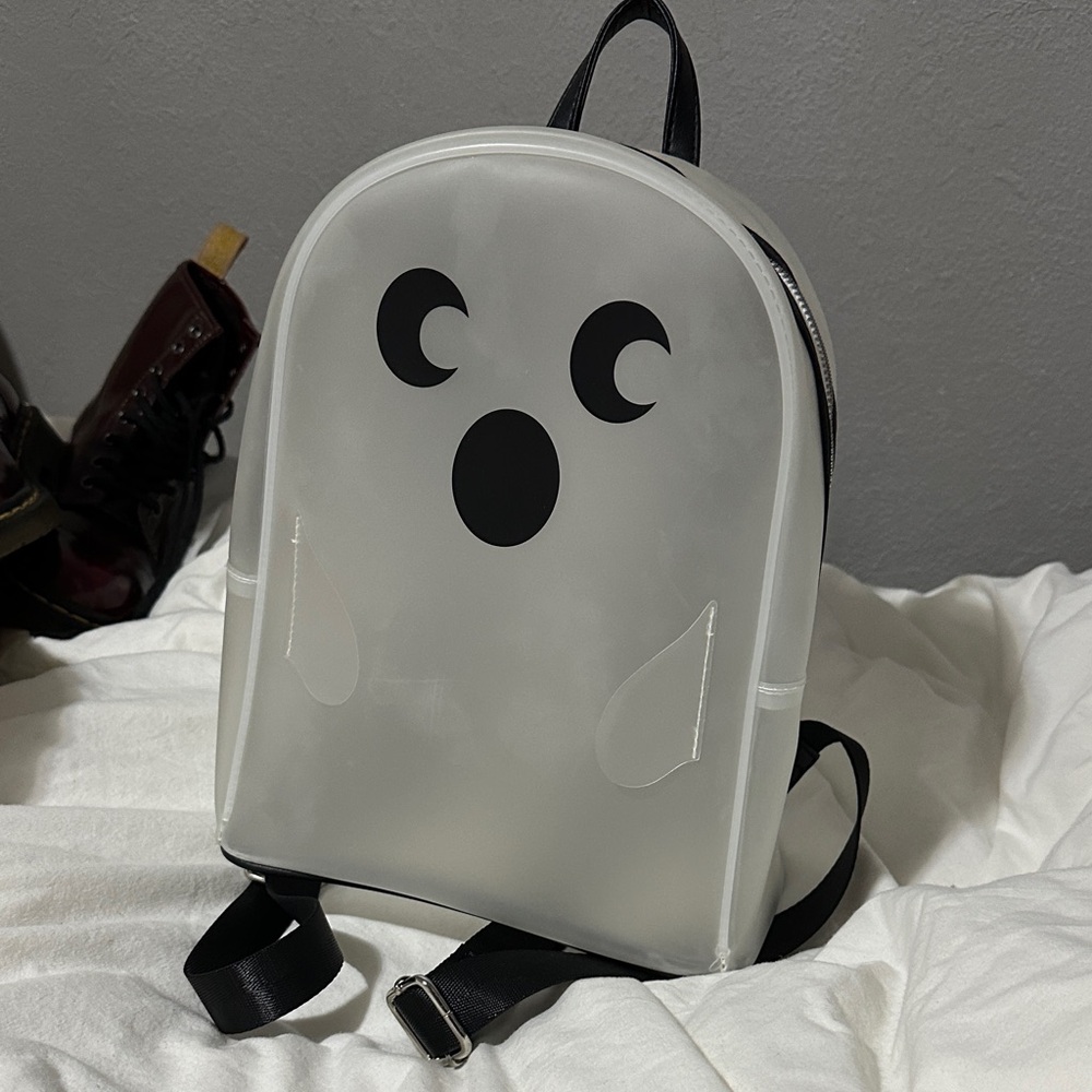 Ghost Design Clear Backpack